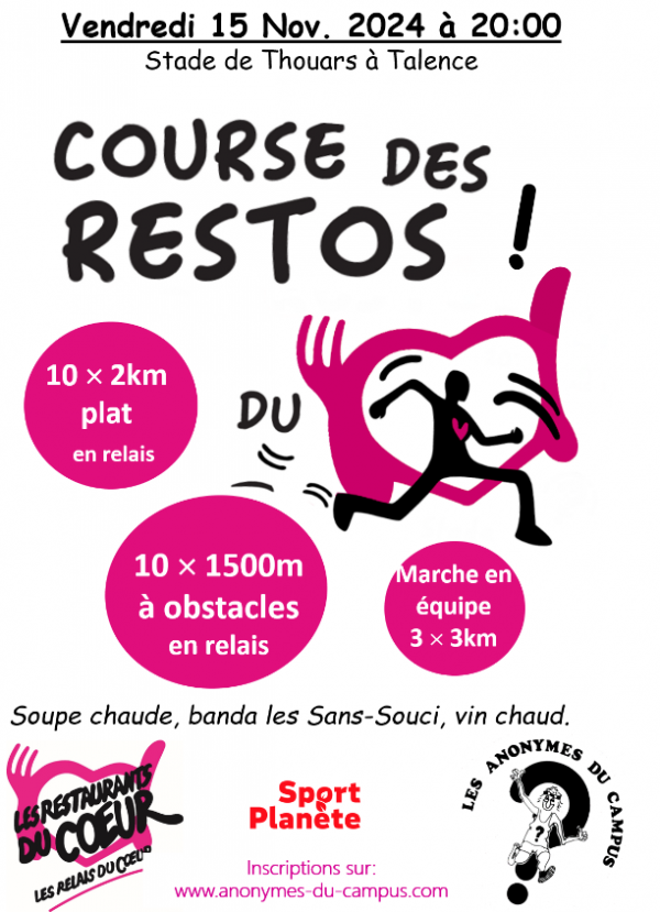 Courses des Restos du Coeur