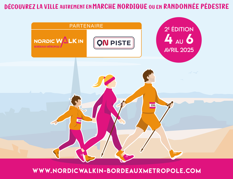 Marche 10km - NordicWalkin Bordeaux Métropole