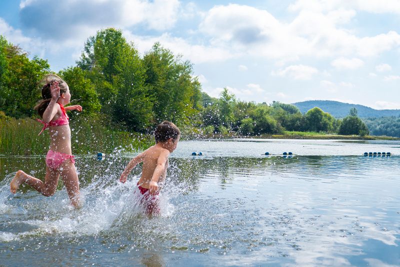 Plage municipale du lac Bromont