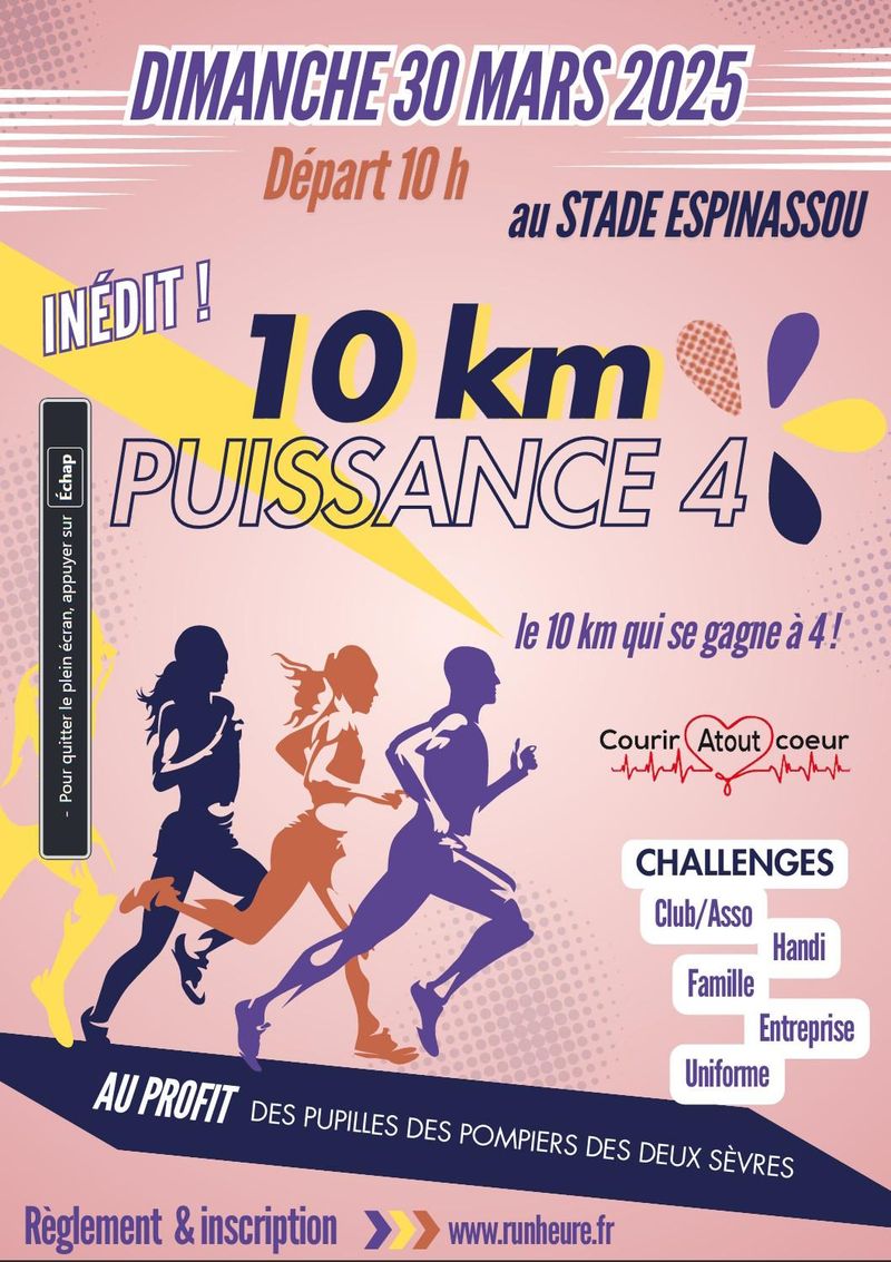 10 km puissance 4